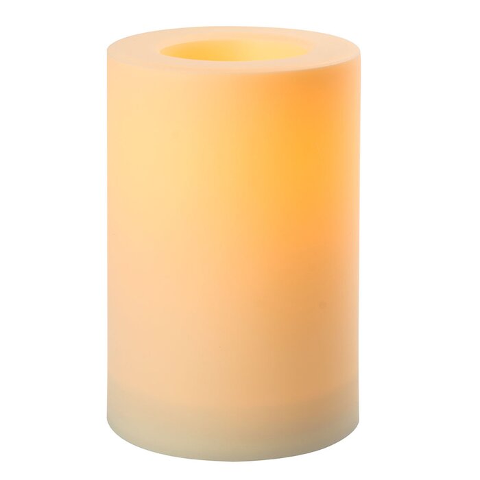 Set of 2 - Outdoor Unscented 9" Pillar Candles (#K3275)