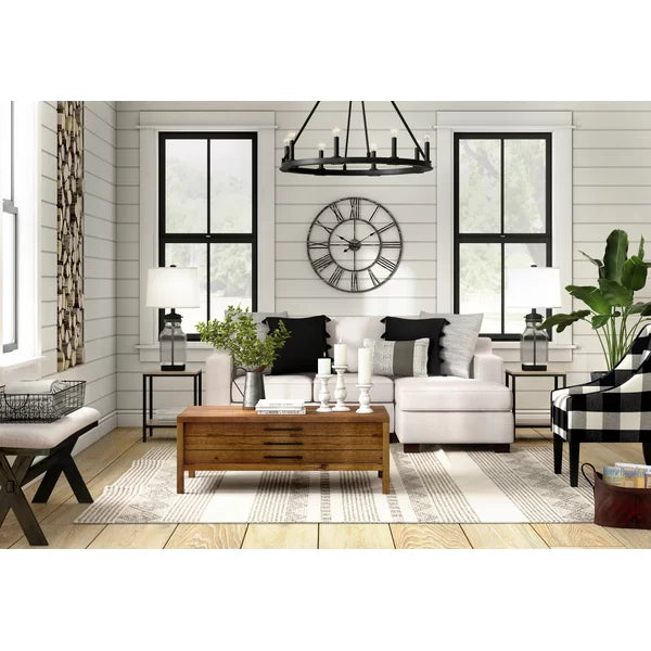 Medium Dark Brown Oversized Eisenhauer Wall Clock