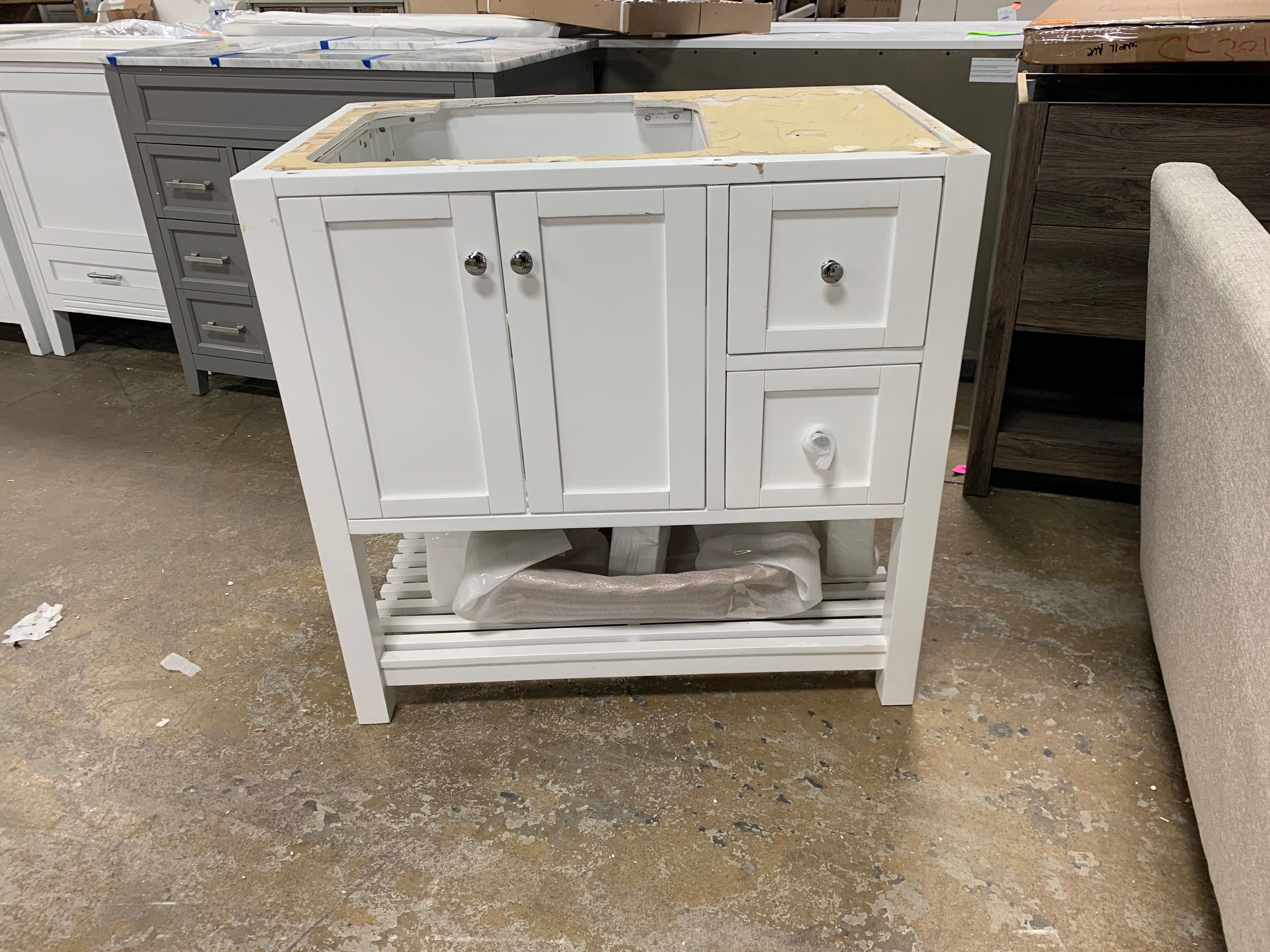 Binne Open Cabinet 36" Single Bathroom Vanity Set