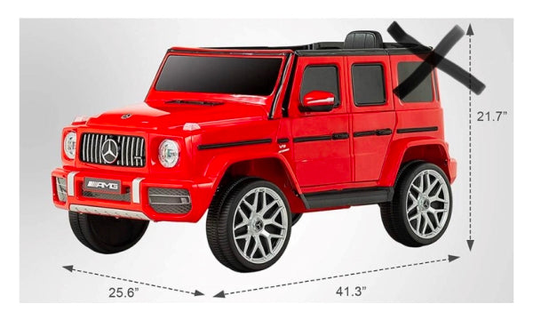 12V Kids Licensed Ride On Mercedes Benz G63 with Remote Control, LED Light, Music Player PC251