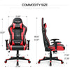 Bluetooth PC & Racing Game Chair, Red (#K4935)