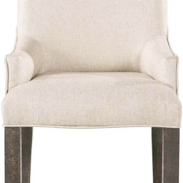 2 Picket House  Flynn Cream Fabric Parson Chairs K8683