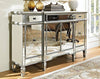 3 Drawers Mirrored Console