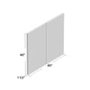 40'' H x 40'' W x 1.5'' D Painted Petals LXI by Tristan Scott - 2 Piece Wrapped Canvas CYB326