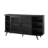 Black Palombo 58'' Wide Sideboard