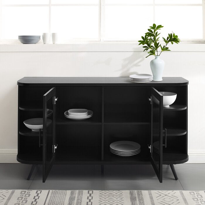 Black Palombo 58'' Wide Sideboard