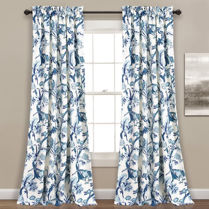 52"W x 108"L Panagia Polyester Room Darkening Curtain Pair (Set of 2)