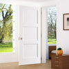 Paneled Solid Manufactured Wood Primed Shaker Standard Door 36