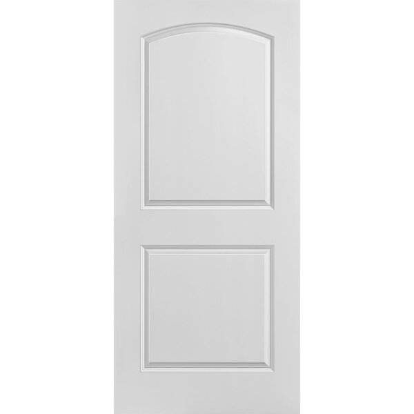 36" x 80" Paneled Wood Primed Roman Standard Door K8563