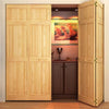 Paneled Wood Unfinished Bi-Fold Door 23.69