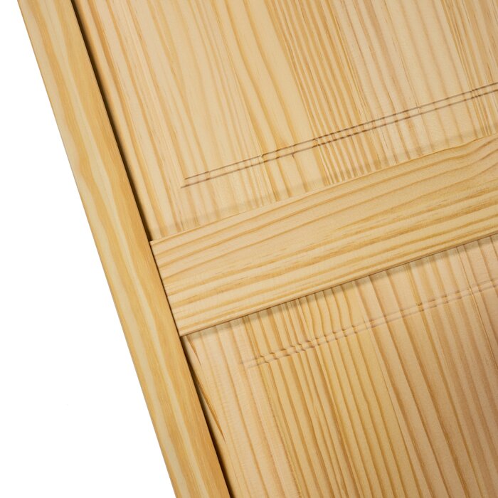 35.69" x 78.75" Paneled Wood Unfinished Bi-Fold Door