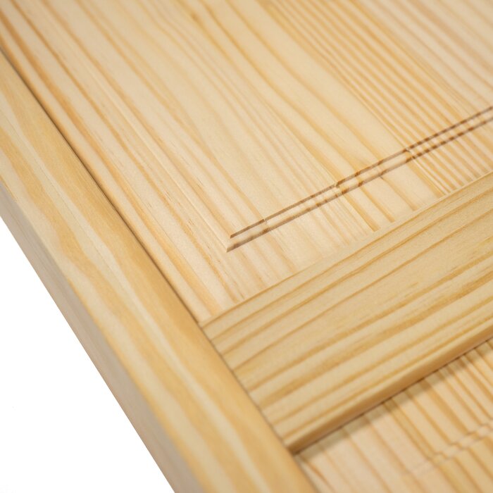 35.69" x 78.75" Paneled Wood Unfinished Bi-Fold Door