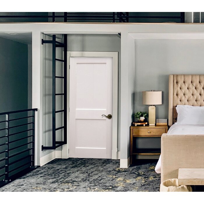 26" x 80" Paneled Wood and Manufactured Solid Wood Primed Standard Door