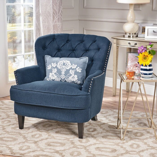 Parmelee Upholstered Club Chair Salvage Co Indy