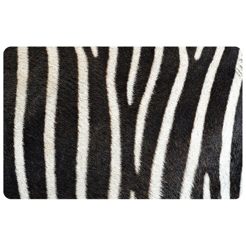 Black/White Pasha  Kitchen Mat KRUG143