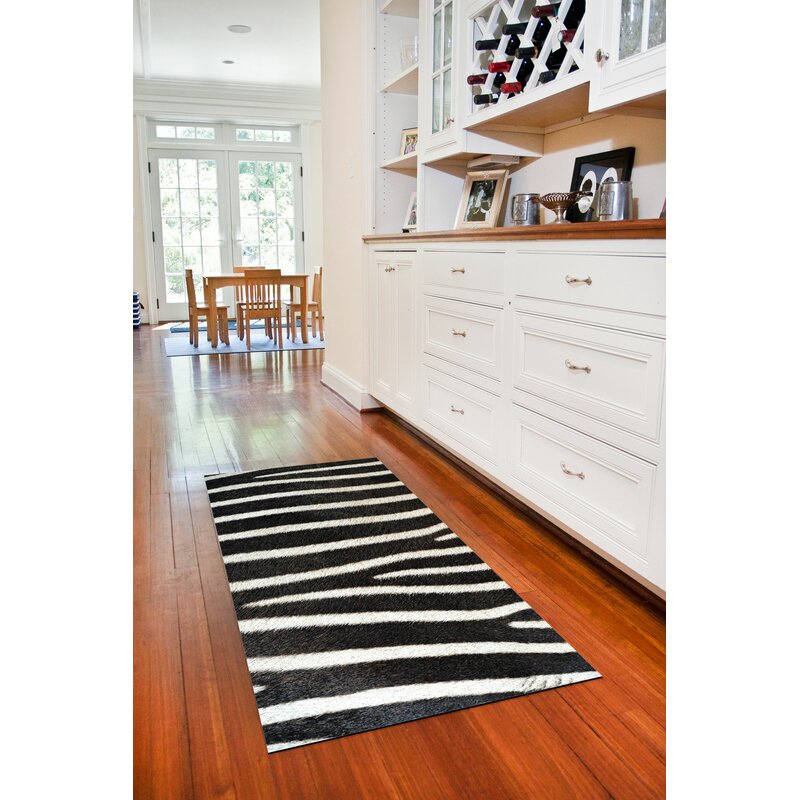 Black/White Pasha  Kitchen Mat KRUG143