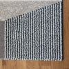 Passion Geometric Area Rug in Blue rectangle 7'10
