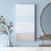 Pastel Beach III On Canvas by Linda Woods Print