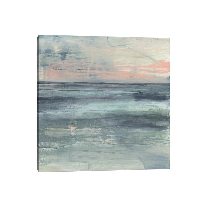18" H x 18" W x 0.75" D Pastel Coast I by Jennifer Goldberger - Painting CR2329