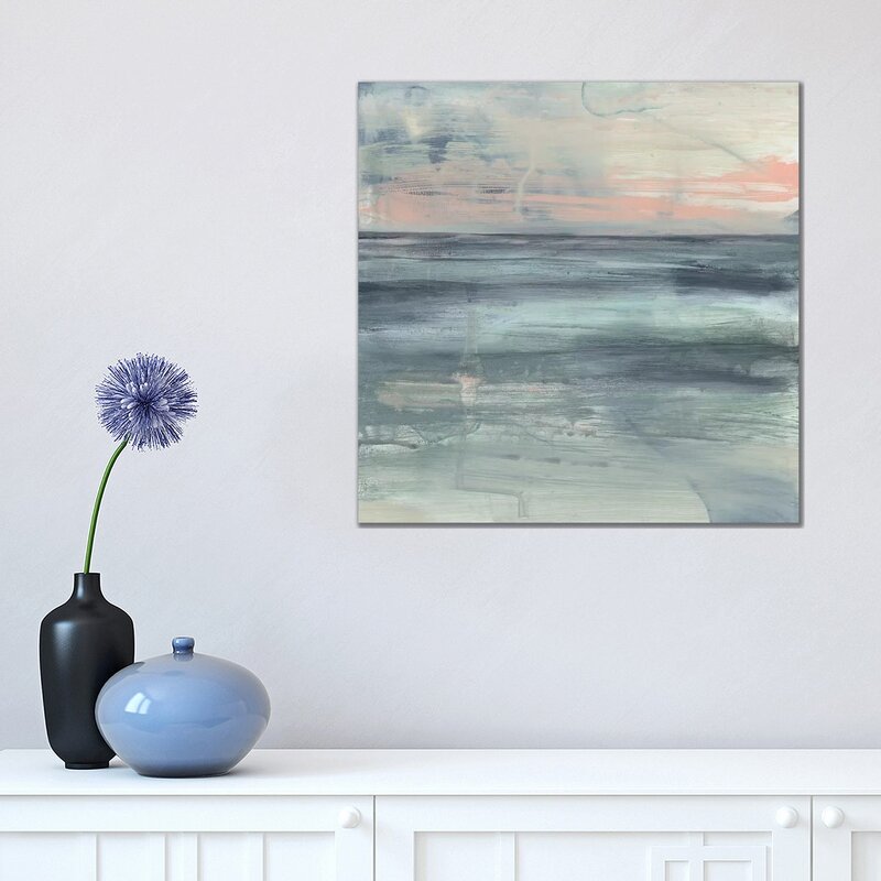 18" H x 18" W x 0.75" D Pastel Coast I by Jennifer Goldberger - Painting CR2329