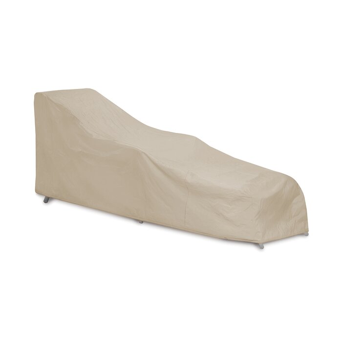 30" H x 29" W x 77" D Tan Patio Chaise Lounge Cover