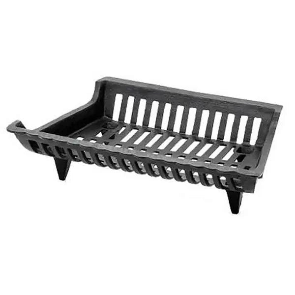 4.8" H x 18" W x 12" D Patmos Iron Fireplace Grate