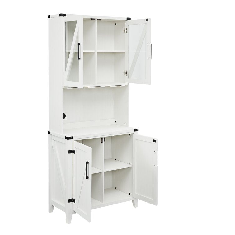 White Paxton Bar Cabinet