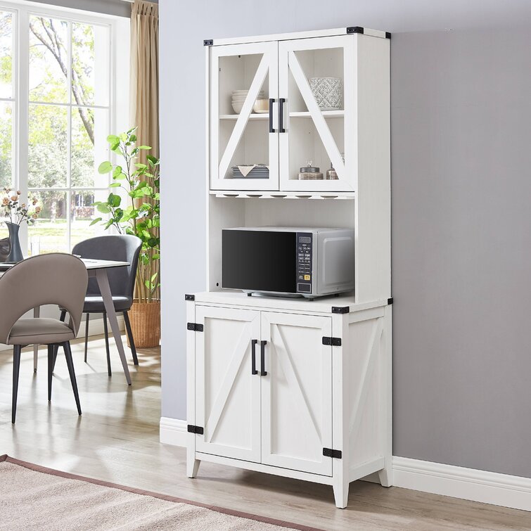 White Paxton Bar Cabinet