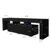 Black Peiqi TV Stand for TVs up to 70