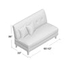 Perseus Loveseat, Amethyst Purple Linen (#K2697)