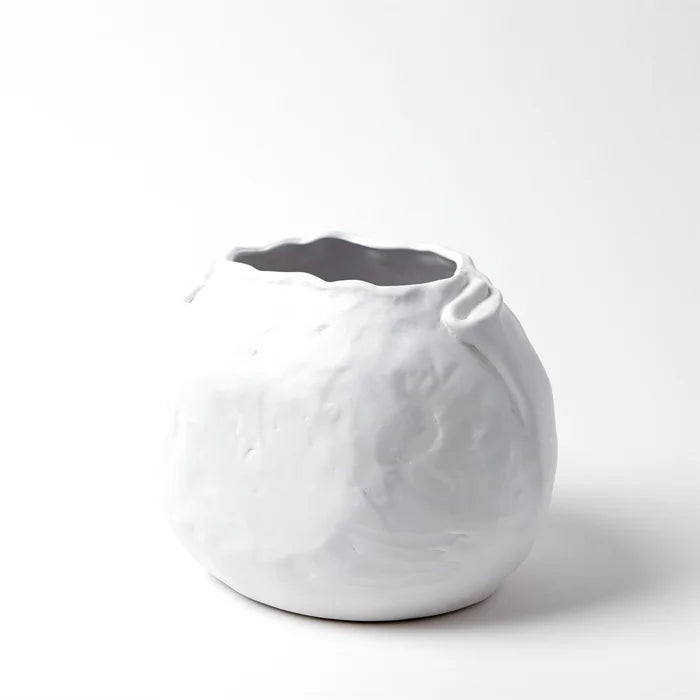 Petale Ceramic Table Vase, 7.25" H x 9.75" W x 7.25" D