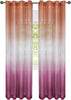 Petersen Ombre Semi-Sheer Grommet Single Curtain Panel B127-#CR1214