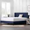 Navy Petersen Upholstered Bed, Twin