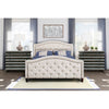 Petersfield tufted upholstered low profile platform bed sale