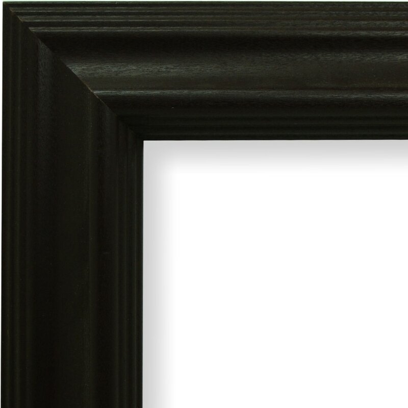 24x36 Black Pettiford 1.83" Wide Wood Grain Picture Frame CA485