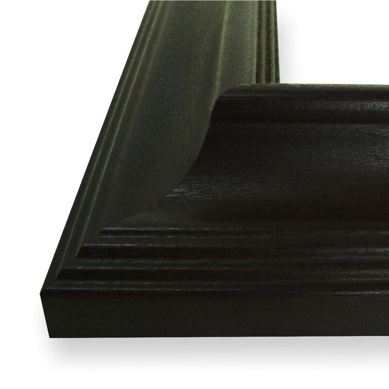 24x36 Black Pettiford 1.83" Wide Wood Grain Picture Frame CA485