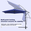Phillipston 10' Cantilever Umbrella, Blue (#K2603)