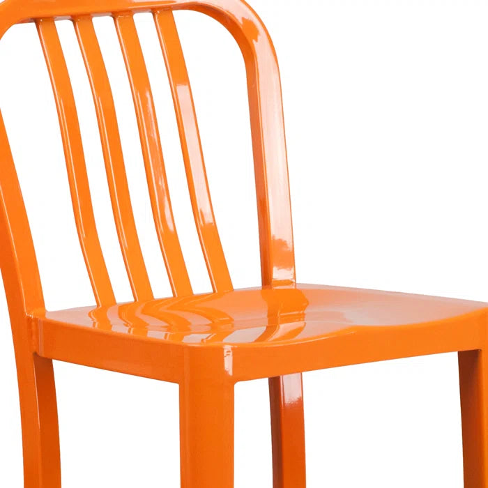 Orange Phineas Bar Stool (30" Seat Height)