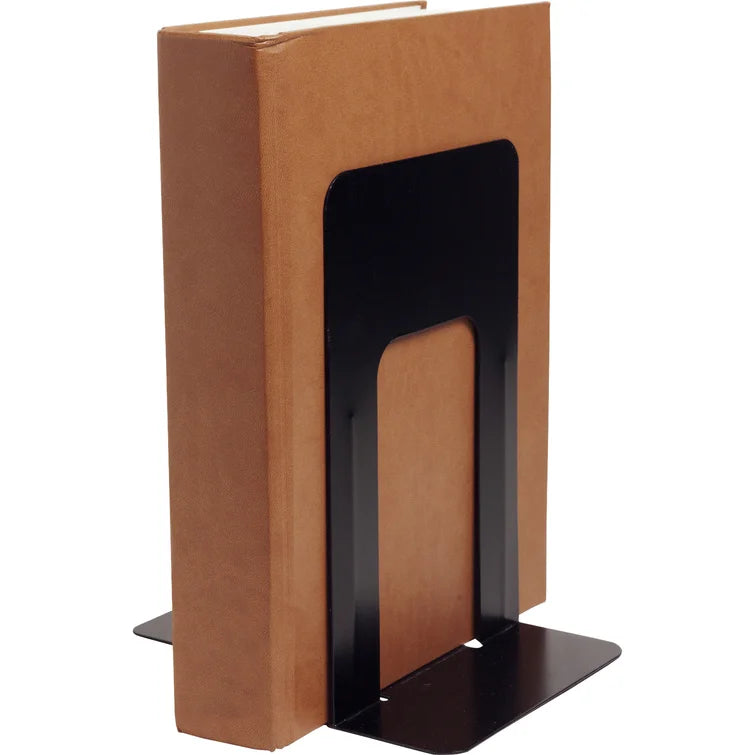 8.09" H Poly Base Non-skid Bookends (Set of 2)