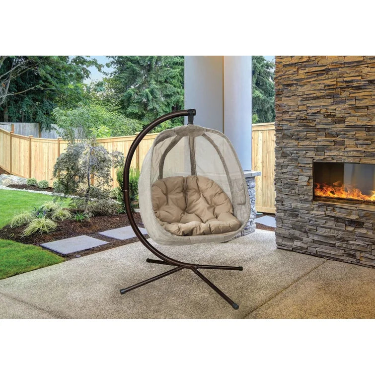Bark Porch Swing with Stand