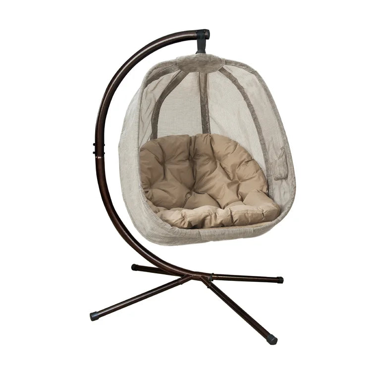 Bark Porch Swing with Stand