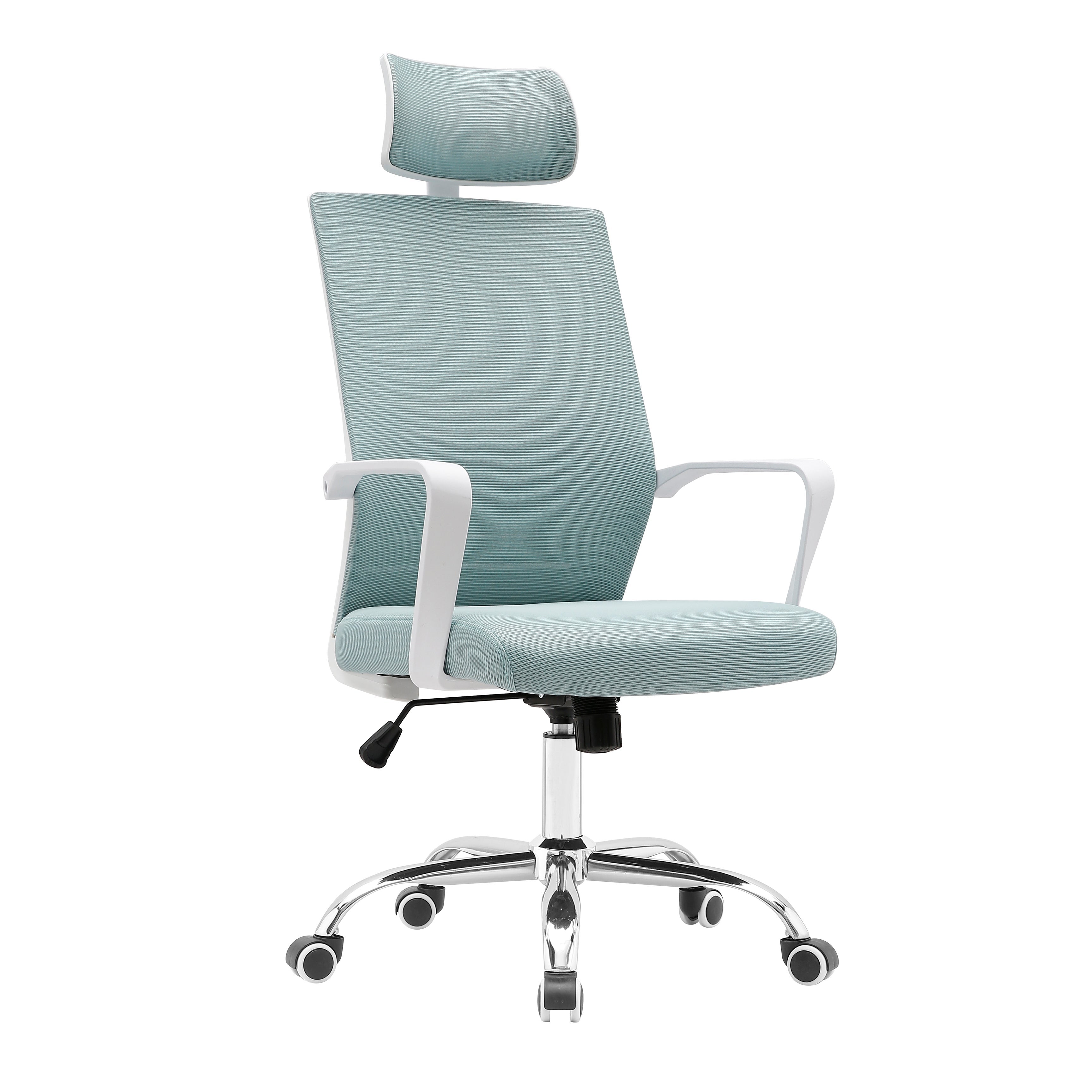 Porthos Home Heath Swivel Office Chair, Mesh Back With Head Support TTR528
