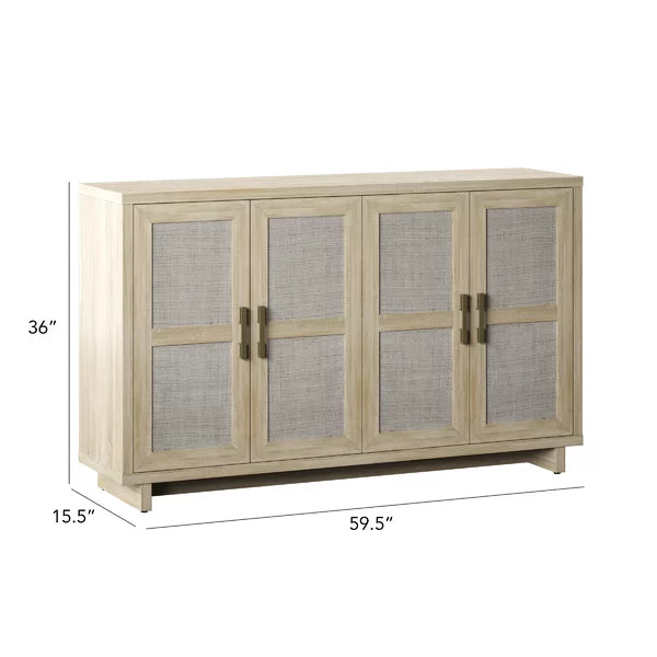 Bishop Oak Portman 59.5'' Wide Credenza