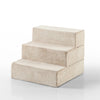 Beige Pospisil Comfort Foam 3 Step Pet Stair #HA1105