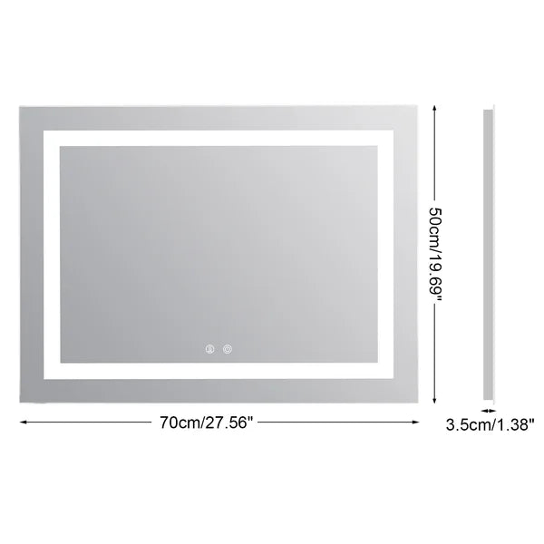 28" x 20" Pothier Bathroom Mirror