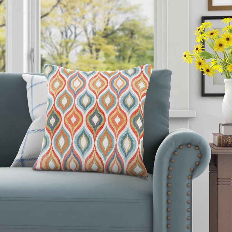 18" H x 18" W x 5" D Potrero Square Throw Pillow (SET OF 2)