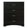 Black Poulson 4 Drawer Chest K8513