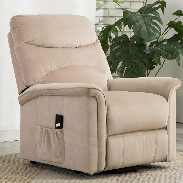 Bonzy Power Lift Assist, Buff Microfiber/Microsuede
