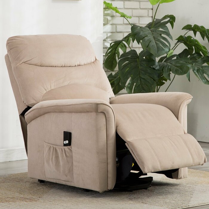 Bonzy Power Lift Assist, Buff Microfiber/Microsuede