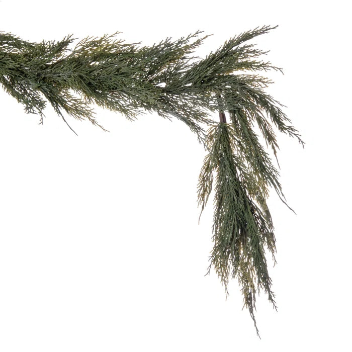 62" Artificial Green Cedar Garland.